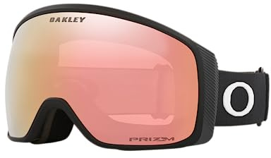 Oakley Flight Tracker Snow Goggles Medium Matt Black WPzm Rose Gold