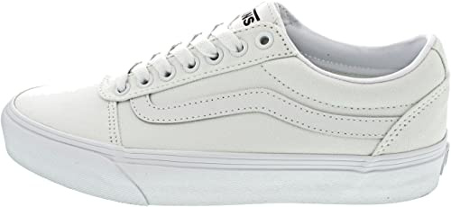 Vans Ward herr Sneaker , Canvas vit vit, 50 EU