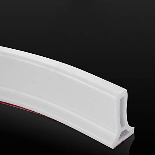 ZHXQ Silikondichtung Dusche Dichtprofil Duschabtrennung Schwallschutz Glastürdichtung Duschkabine Glasduschen,für Feuchtraum,Dusche,Badezimmer 80CM