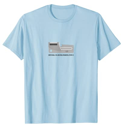 P-38 US Military Can Opener Adult Child T Shirt T-Shirt