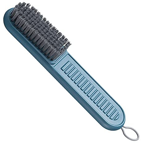 Cleaning Brush Household Small Laundry Brush Soft Bristle Brush Easy to Grip Household Cleaning Tool for Clothes Shoes Sneaker Blue Plastic