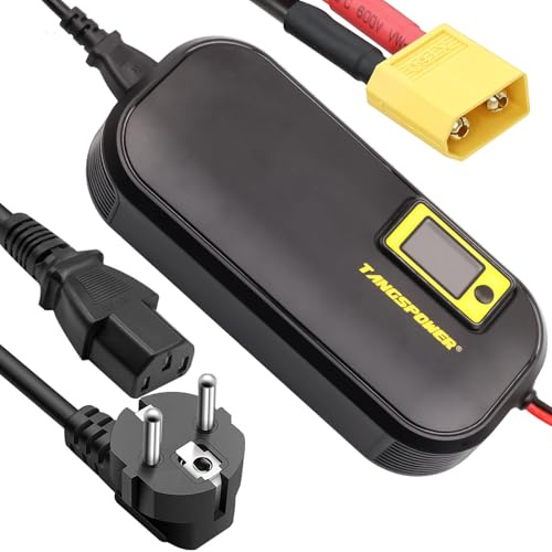 54,6V 12A Netzteil Ladegerät Intelligentes einstellbares Ladegerät für 13Series 48V 46.8V 53.5V 50V Lithium Li-Ion Li-Poly Akku. (XT 60 Stecker)