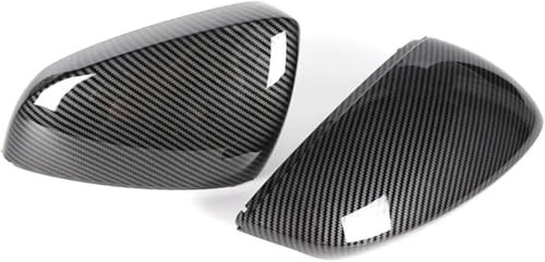 RRUFD Spiegelkappen für Audi A3 S3 RS3 8Y RS 3 2021-2024, Rückspiegel Abdeckung Linke und rechte Rückspiegel Deckel Abdeckung Verkleidung Autotür Spiegelgehäuse,B Carbon Pattern