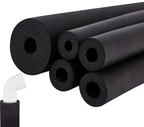 Rohrisolierung Schlauch Schaumstoff Dämmung Rohr Heizung Isolierschlauch Schaumisolierrohr Ø 32mm 43mm 48mm 60mm 76mm 89mm 110mm(ID 20mm x 30mm x 2m)