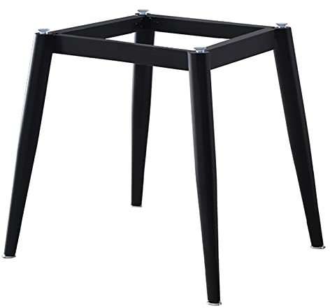 Modernes Tischgestell aus Metall mit verstellbarem Bodenschutz, 73 cm (schwarz) für Wohnzimmer & Büromöbel