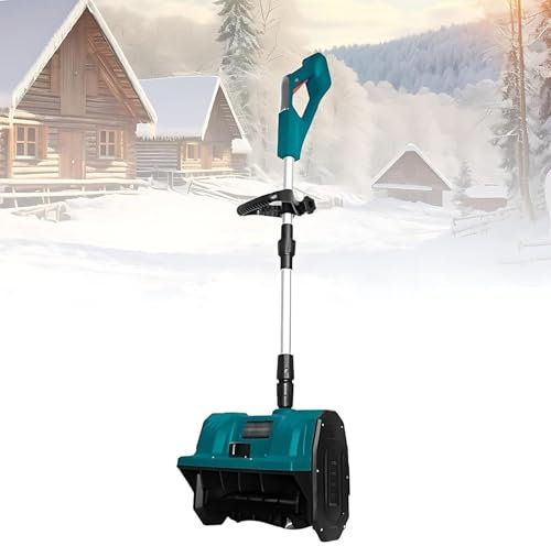 Pala da Neve elettrica Pieghevole, spazzaneve Elettrico a Mano Senza Fune, manufatto Professionale per la rimozione della Neve all'aperto, Piccolo spazzaneve Leggero e Flessibile per Strade