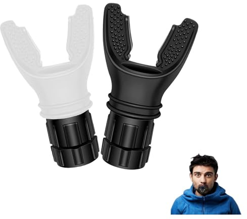 MaoNativey Breathing Trainer, 2PCS Portable Lung Exerciser and Lung Trainer, Adjustable Resistance Handheld Device for Respiratory Therapy, Ideal for Athletes & Fitness Enthusiasts