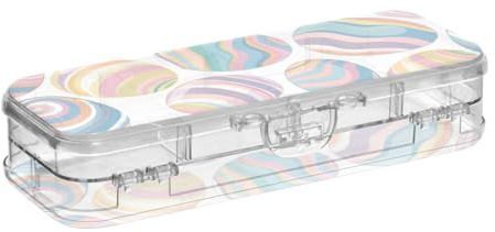 EtherSpher Cartone animato Carino Colorato Uova di Pasqua Progettato Cancella Matite Box Doppio Deck Pastello Contenitori Per Forniture Di Cancelleria Con