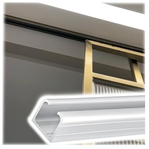Kit de puerta corredera con rodillos resistentes y riel para armario interior, armario de cocina, puertas de bolsillo de cristal y puertas, montaje en techo o pared