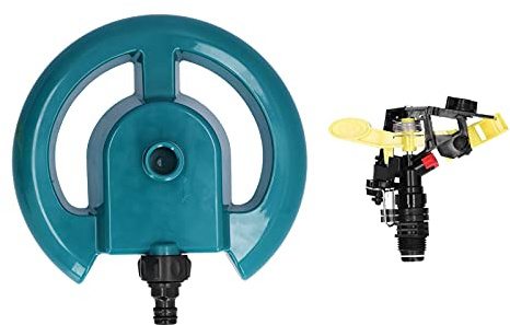 Sprinkler à arrosage Rotatif Munefe, arroseur de Jardin pour pelouse, arroseur d'eau pour la pelouse, adapté à l'irrigation du Jardin, à l'arrosage de la pelouse, etc.