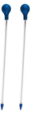Lurrose 2 pièces Tube Alimentation pour Polypes Acrylique pour Récif Marin et Ajout Engrais Liquide Alimentation Précise pour Aquarium Récifal