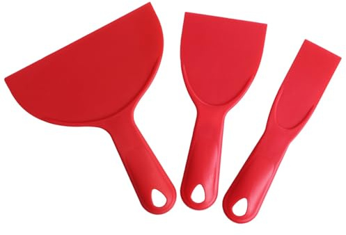 Fit for The Job 3pc Plastic Scraper Set, 1.5, 3 and 6, for Removing Wallpaper, Smoothing Filler, or Scraping Away Flaking Paint