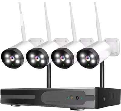 5MP WiFi CCTV Kamera Sicherheitssystem Kit 16CH NVR Recorder Set P2P Outdoor Wireless IP Kameras Video Überwachung System Bewegungserkennung(None,3MP Bullet System A)
