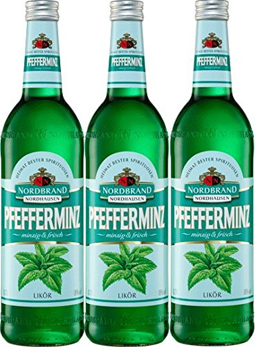 Nordbrand Nordhausen Pfefferminz Likör 18% vol. (3 x 0.7 l)