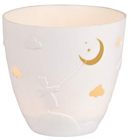 Living Poesielicht Engel Gold d:9,5cm H:9cm
