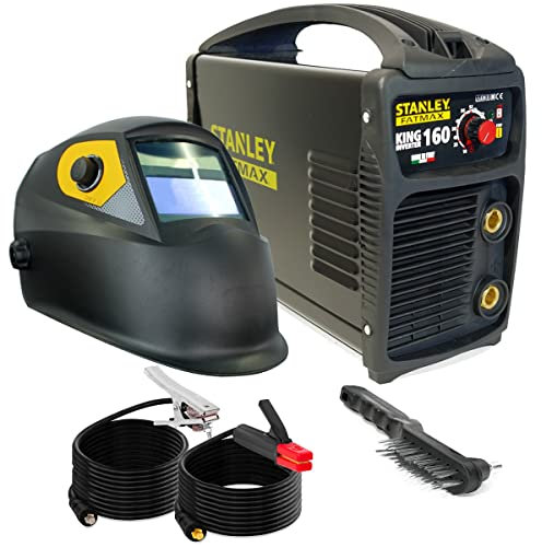 STANLEY - Poste à souder KING160 MMA + Cagoule Automatique 9/13 Facteur de marche 100%