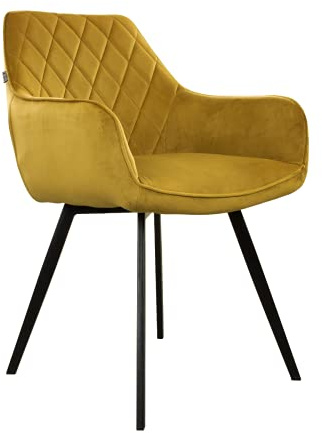 Kick Collection Esszimmerstühl Karl Velvet - Samt - Gold - Modern und Hochwertig - Samtstoff und Metall - Erhältlich in vielen Farben