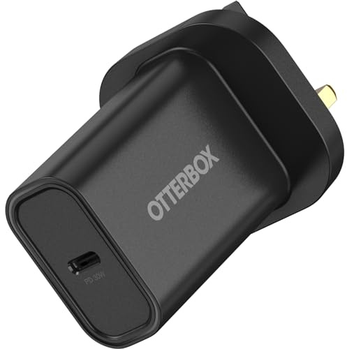 OtterBox Standard UK 30W USB-C PD Wall Charger, Fast Charger for Smartphone and Tablet, Drop Tested, Ultra Durable, Black