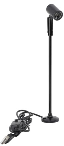 TYCIONG Standing Cabinet Spotlight, LED Spotlight Jewellery Display Stand, USB Powered, Mini Spotlight Aluminium Lamp Art Painting (Natural Light)