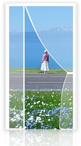 Magnetischer Insektenschutz-Tür, freihändiger Verschluss, Vollrahmen-Netzvorhang mit Magneten für Schiebetüren, Terrassentüren, 180 x 250 cm, Weiß