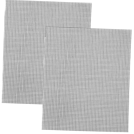 OFFSCH 2pcs Reusable Non-stick Grill Mats for Vegetables Fish Meat Outdoor Barbecue Mesh Pads Grill Accessories Bbq Cooking Mat