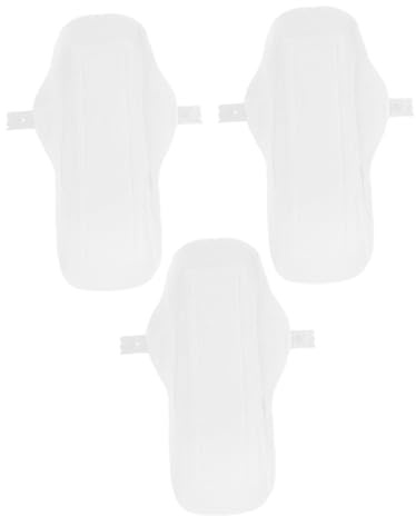 TOBBOMEY Compresas Menstruales Reutilizables De Algodón 3 Unidades 270 Mm Botón a Presión Para Evitar Fugas Lavables y Cómodas Para Uso Postparto, Viajes y Protección Femenina