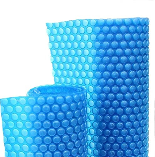 Cubierta solar para calentador de piscina, cubierta solar para piscina elevada, cubierta solar rectangular para piscina de burbujas, jacuzzi, spa, manta térmica flotante para interior y exterior, 1