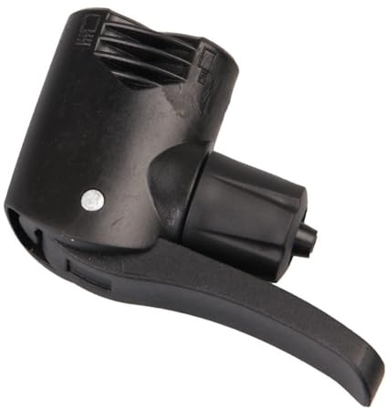 Tidevib Air Pump Nozzle Replacement Head for British, AV, and French Valve Tyre Tubes - Plastic Adaptor with 3-Pack Includes 1x or 2x Nozzles