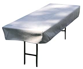 Husse für Bierbankgarnitur aus TeflonSilk (Tischdecke 220 x 70 cm, grau)