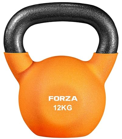 METIS Neopren Kettlebells – 4kg till 20 kg | Hemmaträning och Gym– Vikter för styrketräning | Gjutjärn Kettlebells | 12kg