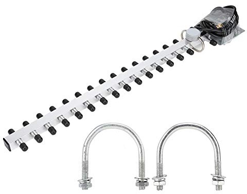 4 GHz Yagi WLAN Antenne, 25 dBi Hoher Gewinn, Langstrecken Signalverstärker für Outdoor Router und Access Points, 16 Elemente Richtantenne aus Aluminium, 1,5 m