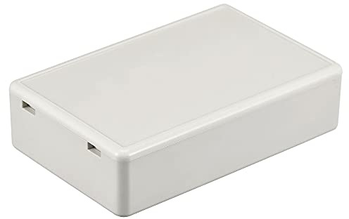 sourcing map 4 Stück Mini Staubdichte Anschlussdose 70x45x18mm ABS für Elektroprojekte Grau