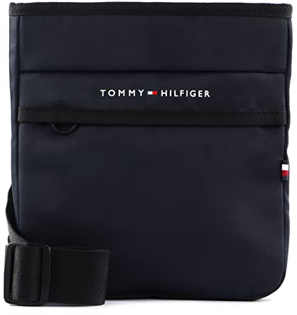 Tommy Hilfiger Herren Umhängetasche TH Skyline Mini Crossover Klein, Blau (Space Blue), Einheitsgröße