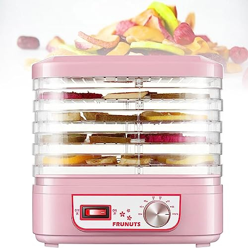 VIOLK Food Dehydrator with 5 Trays,Food Dryer Machine, 35°C-70℃ Eight gear Adjustable Digital Temperature, for Jerky, Meat, Beef, Dog Treats, Fruit, Vegetable, Herb, Yogurt