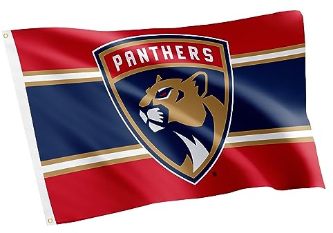 Desert Cactus Florida Panthers Flag NHL 100% Polyester Indoor Outdoor 3x5 feet National Hockey League Team Flags (Flag A)