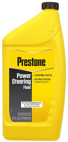 Prestone AS261Y Power Steering Fluid 32 oz., Pack of 12