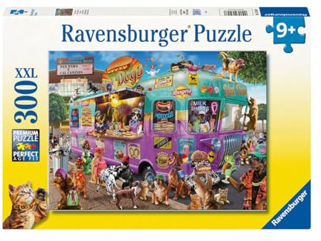 Ravensburger Hot Diggity Dogs 300 Piece XXL Jigsaw Puzzle for Kids - Every Piece Unique, Fits Perfectly