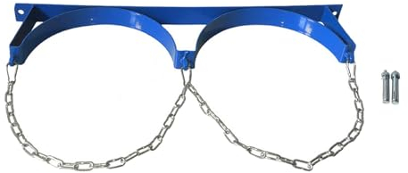 YWJLQH Heavy-Duty Gas Cylinder Wall Mount, Double Blue