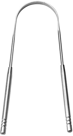 Grattoir à langue pour adultes, nettoyant à langue en acier inoxydable pour adultes, réduit la mauvaise haleine, grattoir à langue pour, épurateur de langue, nettoyant à langue pour soins bucc