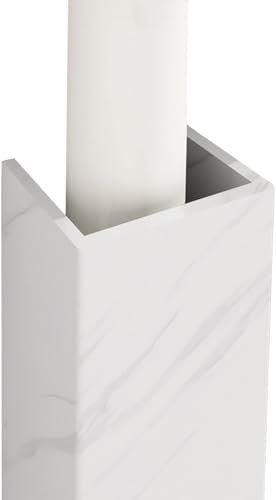 Pipe Coverings - Ugly Gas Lines PVC Cable Raceway Covering Over Pipes, for Hiding Conduit/Venting Pipes/Cooker Vent Plumbing(W 25cm - L 100cm/39.4in)