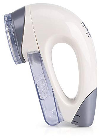 Akozon Afeitadora de Telas Portátil - Quitapelusas de Ropa - Quitapelusas con Pilas - para Suéteres, Abrigos y Cortinas