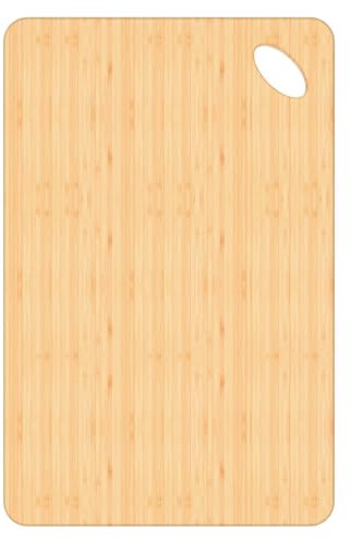 KIMIUP Bamboo Chopping Board, Bamboo Chopping Boards for Kitchens Cutting Meat Vegetables Cheeses and Bread (1)