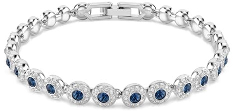 Swarovski Una Angelic Soft Armband, Blå, Rhodium glänsande