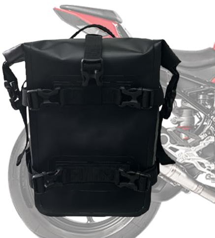 Gvblkq Sac de rangement pour vélo, sac de coffre étanche, multifonction, grande capacité, accessoires de cyclisme en plein air, porte-bagages anti-rayures, idéal pour l'équitation, design robuste et