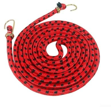 Corda elastica extra lunga con ganci in gomma per bici e auto e camion a mano (3 metri)