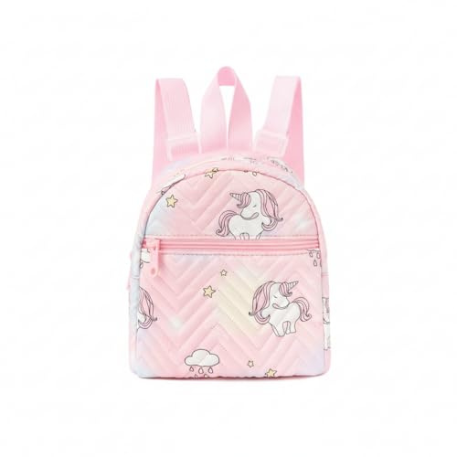 UJBVCX Licorne Sac à Dos pour Filles, Cartable Scolaire Maternelle Sac à Dos Mignon Bagages Enfant Léger avec un Joli Dessin D'animal