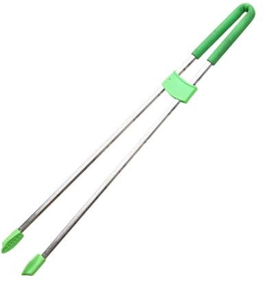 Gazechimp Reacher Grabber Strumento Raccogli Rifiuti Pinza Estesa Raccolta Oggetti con Punta Antiscivolo Adatta per Raccolta Foglie Giardino Raccolta Rifiuti Co, Asta di Alluminio