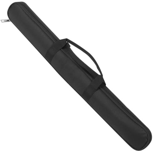 JECOMPRIS Bolsa y para Flauta Profesional de Tela Oxford Negra, Resistente al Agua y Acolchada, Fácil de Llevar Protege Instrumentos de Golpes y Arañazos