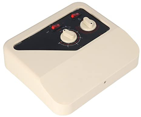 Hamwesh Controller per Sauna, Copertura in PP Resistente agli Spruzzi Design Compatto Controller per Riscaldatore per Sauna Termostato Digitale con Filo Sonda per Stufe per da 9 a 15KW Appartamenti