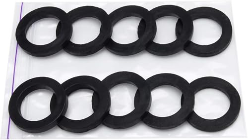 Grommet Eyelet Ring 1 inch Rubber Washer Gaskets 1 inch Rubber Washer Seals (10 Pieces in Pack)